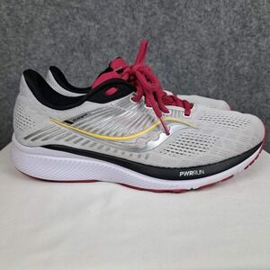 Saucony Guide 14 Womens 10.5  Alloy Cherry Running Shoes PWRRUN Formfit Sneakers
